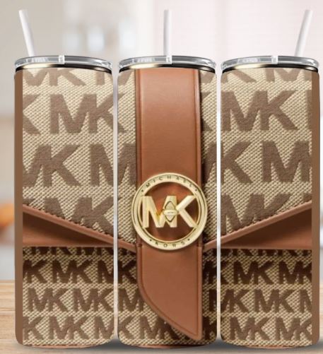 MK Leather Purse Skinny Tumbler