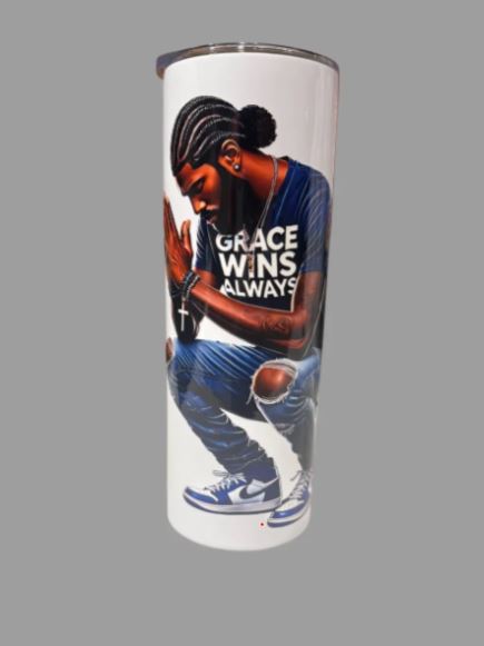 Grace Wins 20oz Skinny Tumbler
