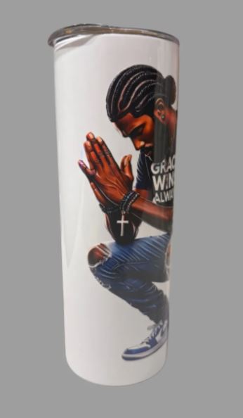 Grace Wins 20oz Skinny Tumbler